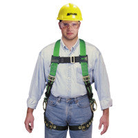 DuraFlex Python Harnesses, Back & Side D-Ring, Universal, Green 493-P950-58/UGN