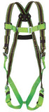 DuraFlex Ultra Harness, Back D-Ring, Universal, Green 493-E650QC/UGN