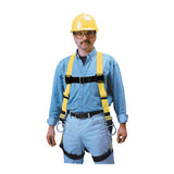Non-Stretch Harness, Front and Side D-Rings, Mating Shoulder Straps, Tongue Buckle Leg Straps, XXL 493-850-4/XXLYK