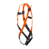 Titan II Non-Stretch Harness, Back/Front D-Rings, Univ (Lg/XL), Friction Shoulder/Mating Chest/Leg Buckles 493-T4007/UAK