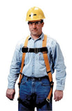 Titan II Non-Stretch Harness, Back/Side D-Rings, Univ (Lg/XL), Friction Shoulder/Mating Chest/Tongue Leg Buckles, Contractor 493-T4577/UAK