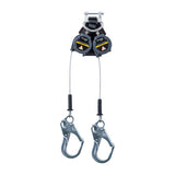 TurboLite Edge Twin Leg Personal Fall Limiter, 6 ft, Steel Snap Hooks 493-MFLEC2-3/6FT