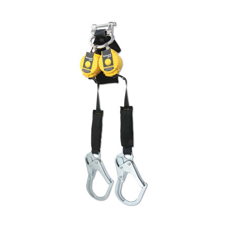 TurboLite Flash Std Series Personal Fall Limiter, 6 ft, Single, Steel Locking Rebar Hook, 420 lb 493-MFLAF-4/6FT