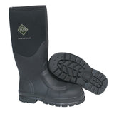 Chore Classic Work Boots with Steel Toe, Size 12, 16 in H, Black 617-CHS-000A-BLK-120