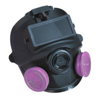5400 Series Low Maintenance Full Facepiece Respirator, Medium/Large, Particulates;Chemical;Contamination;Gas, Elastomer Body 068-54001W