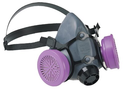 5500 Series Low Maintenance Half Mask Respirator, Large, Elastomeric 068-550030L