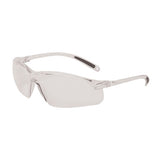 A700 Series Safety Glasses, Clear Lens, Polycarbonate, Hard Coat, Clear Frame 763-A700