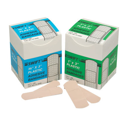 Adhesive Bandages, 3 in x 1 in, Fabric 714-019459