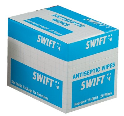 Antiseptic Wipe, with Benzalkonium Chloride, 20 Per Box 714-150910