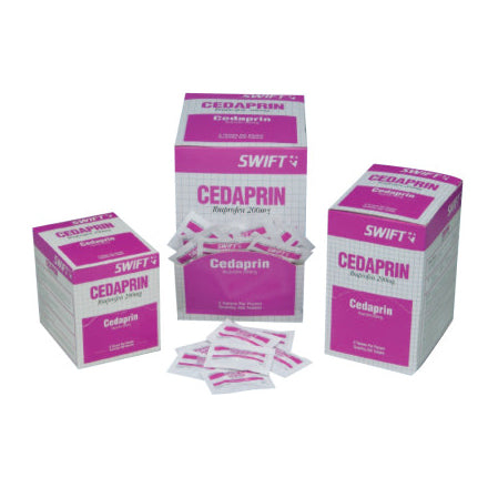 Cedaprin Pain Reliever, 200 mg, Ibuprofen 714-166180-H5