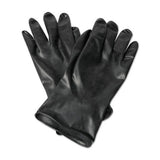 Chemical Resistant Butyl Gloves, Size 7, Black, 13 mil, Smooth 068-B131/7