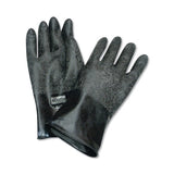 Chemical Resistant Butyl Gloves, Size 9, Black, 13 mil, Grip-Saf 068-B131R/9