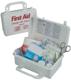 Handy Deluxe First Aid Kit, Treats Cuts, Bruises, Eye Care and Burns, Plastic Case 714-34650H