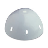 Low Hazard Bump Cap Baseball Cap Inserts, Polyethylene, White 068-SC01-H5