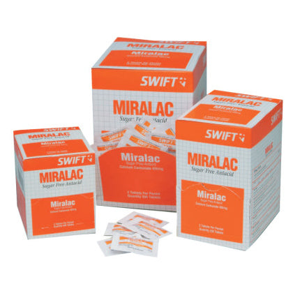 Miralac Antacid, Envelopes, Calcium Carbonate 714-171545