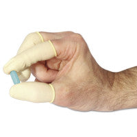 Nitrile Anti-Static Finger Cots, 145LNR, Rolled, X-Large, White 068-145LNR/XL