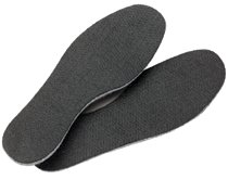 Felt Insoles, Size 10, Gray/Black 617-28114-10