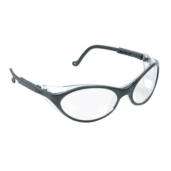 Bandit Eyewear, Amber Lens, Polycarbonate, Anti-Scratch, HC, Black Frame 763-S1601