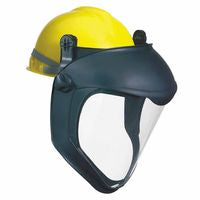 Bionic Face Shield with Hard Hat Adapter, Uncoated, Clear 763-S8505