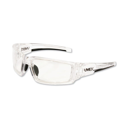 Hypershock Safety Eyewear, Clear Polycarbonate Lens, HydroShield AF, Clear Ice Polycarbonate Frame 763-S2970HS
