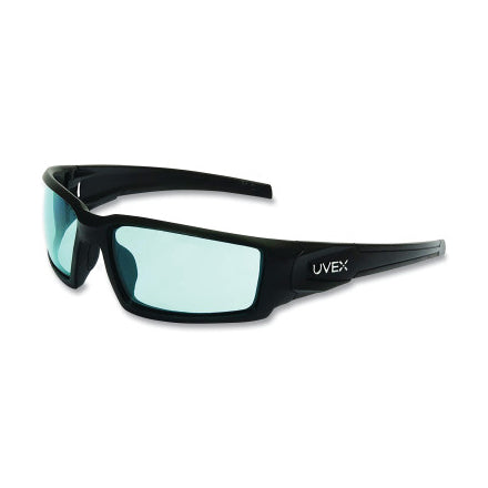 Hypershock Safety Eyewear, SCT-Blue Polycarbonate Lens, HydroShield AF, Matte Black Polycarbonate Frame 763-S2951HS