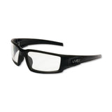 Hypershock Safety Eyewear, Clear Polycarbonate Lens, HydroShield AF, Matte Black Polycarbonate Frame 763-S2940HS
