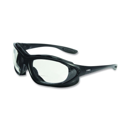 Seismic Reading Magnifier Sealed Eyewear, Clear Lens, Anti-Fog, Black Frame 763-S0663X