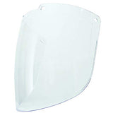 Turboshield Visor, Uncoated, Polycarbonate, Clear, 15-7/8 in L x 9 in H 763-S9550