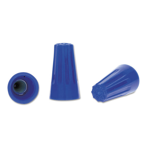 Wire-Nut Wire Connector, Blue, 100 per Box 131-30-072