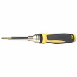9-in-1 Ratch-a-Nut Screwdriver, #1;#2, 1/4;5/16;7/16" Open, 1/4;3/16" Tip Width 131-35-988