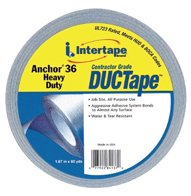 AC36 HVAC Cloth Duct Tape, Silver, 1.88 in x 60 yd x 11 mil 761-4137