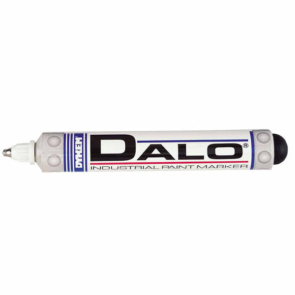 DALO Industrial Steel Ball Tip Paint Marker, White, Medium 253-26083