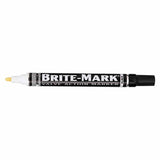 BRITE-MARK Medium Paint Marker, Black, Bullet 253-84002