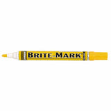 BRITE-MARK Medium Paint Marker, Yellow, Bullet 253-84004
