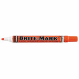 BRITE-MARK Medium Paint Marker, Orange, Bullet 253-84005
