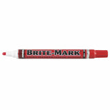BRITE-MARK Medium Paint Marker, Red, Bullet 253-84006
