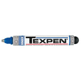 TEXPEN Industrial Steel Ball Tip Paint Marker, Blue, 3/32 in, Medium 253-16013