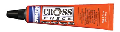 Cross Check Torque Seal Tamper-Proof Indicator Paste, 1 oz, Tube, Red, 24 EA/CA 253-83316