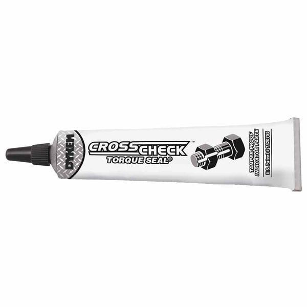 Cross Check Torque Seal Tamper-Proof Indicator Paste, 1 oz, Tube, White, 24 EA/CA 253-83319