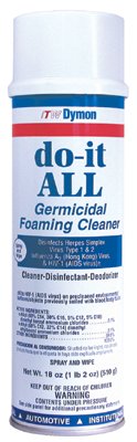 do-it-ALL Germicidal Foaming Cleaner, 20 oz Aerosol Can, Lemon Scent 253-08020