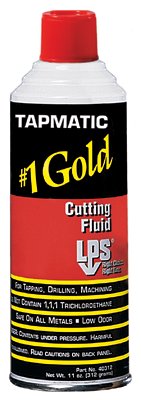 Tapmatic #1 Gold Cutting Fluid, 11 wt oz, Aerosol Can 428-40312