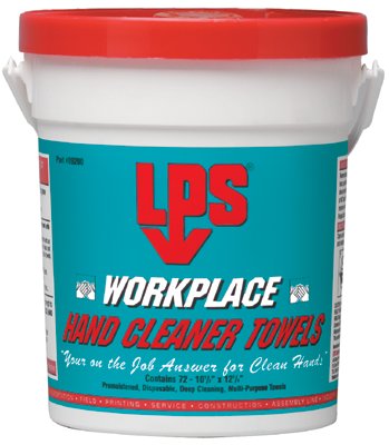 WorkPlace Hand Cleaner Towels, Citrus, Wet Wipe Bucket, 72 Towels 428-09200