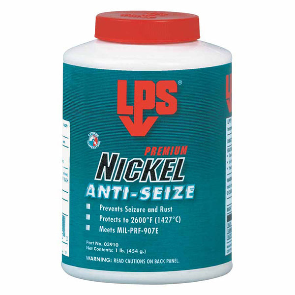 Nickel Anti-Seize Lubricant, 1 lb Brush Top Bottle 428-03910