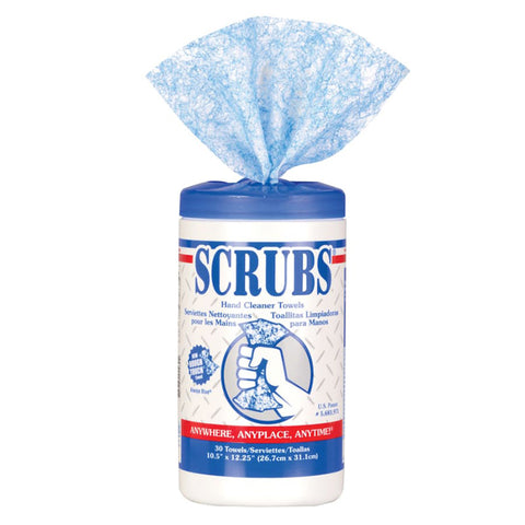 Hand Cleaner Towels, 30/Container, Citrus 253-42230