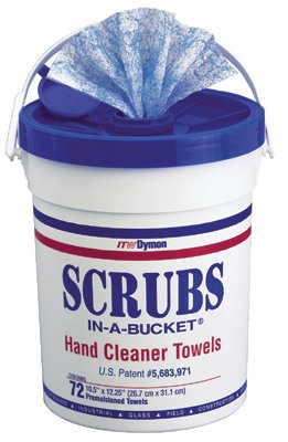 Hand Cleaner Towels, 72/Container, Citrus 253-42272