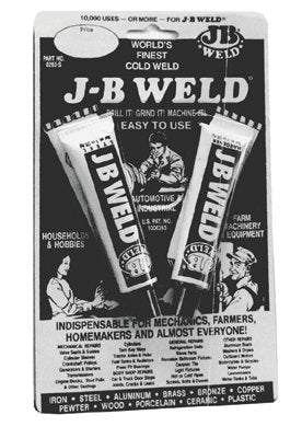 Cold Weld Compound, 2 oz (2 x 1 oz) Skin Packed, Dark Grey 803-8265-S