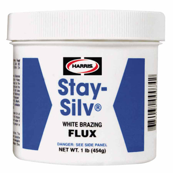 Stay-Silv Brazing Flux, 1 lb Jar, Black 348-SSBF1