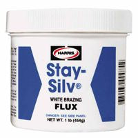 Stay-Silv Brazing Flux, 5 lb Jar, White 348-SSWF5