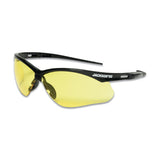 SG Series Safety Glasses, Universal Size, Amber Lens, Black Frame, Hardcoat Anti-Scratch 138-50002
