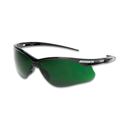 SG Series Safety Glasses, Universal Size, IR 5.0 Lens, Black Frame, Infrared, Hardcoat Anti-Scratch 138-50010